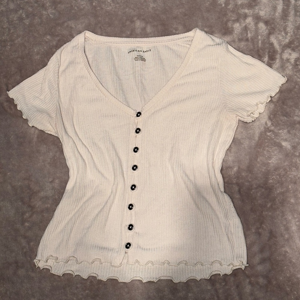 White buttoned shirt